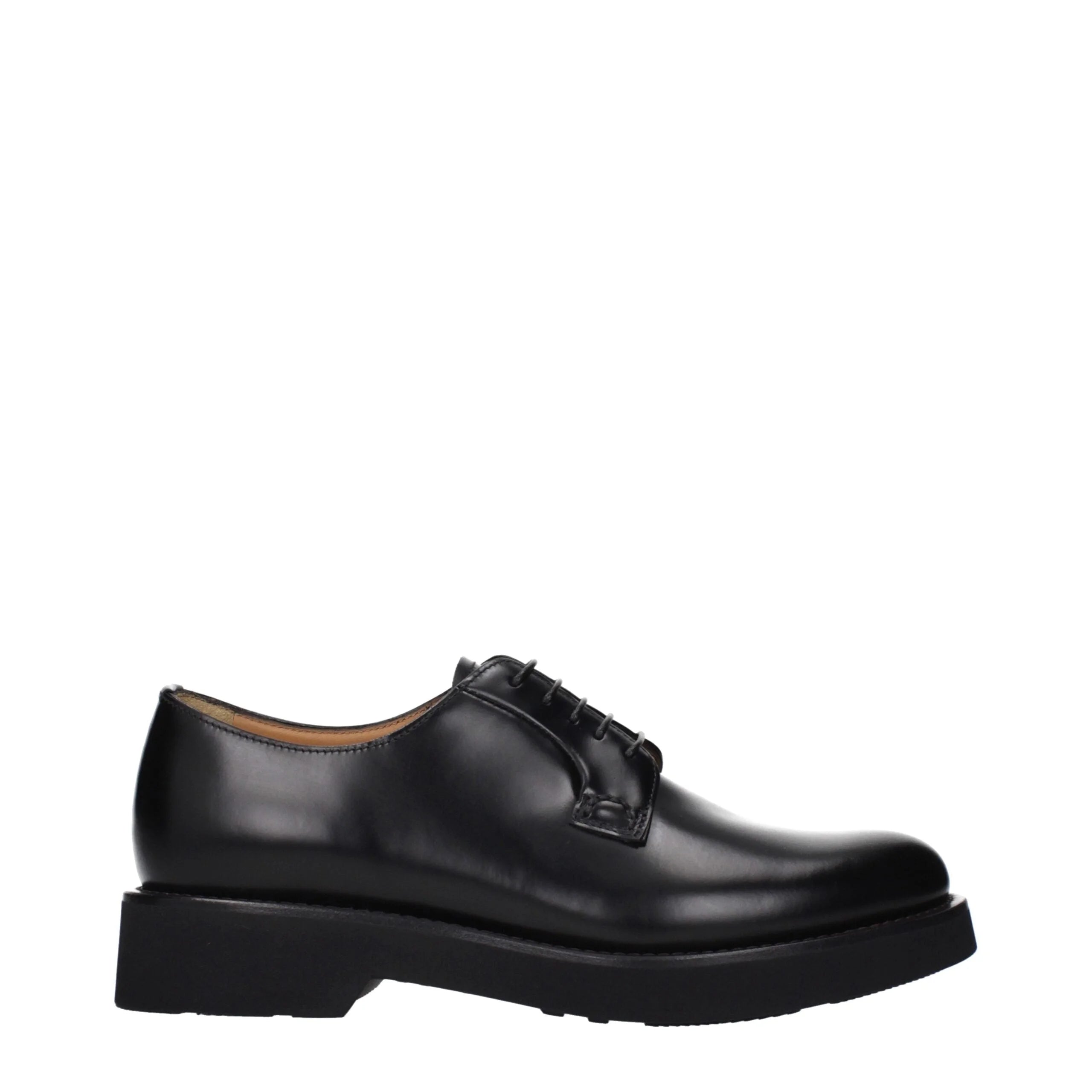 Sapatos Oxford e Derby de couro preto Church’s