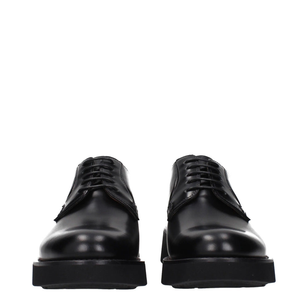 Sapatos Oxford e Derby de couro preto Church’s