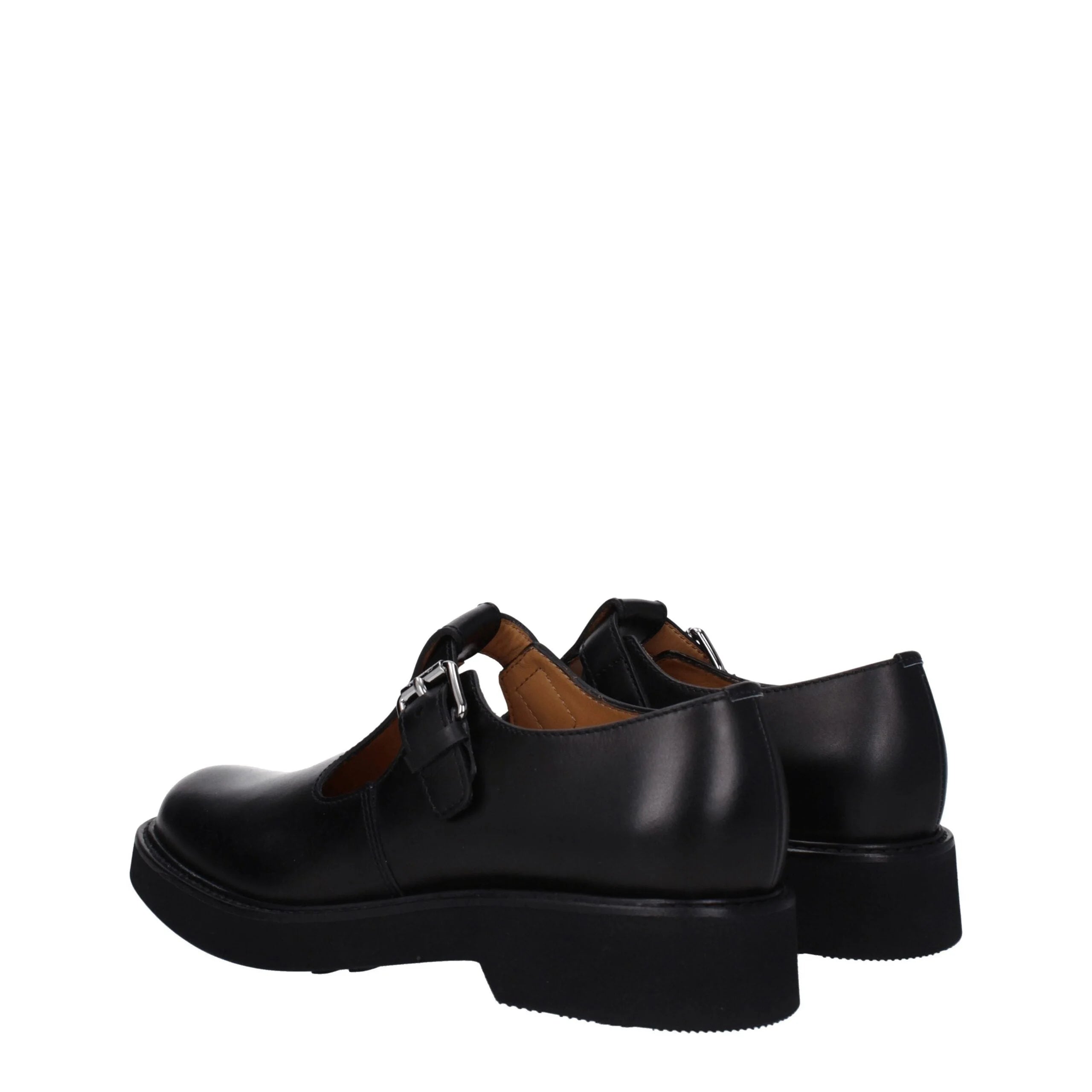 Church’s Black Leather Oxfords And Derbies