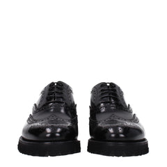 Church’s Black Leather Oxfords And Derbies - EU40/US10