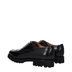 Church’s Black Leather Oxfords And Derbies - EU40/US10 - Shoes