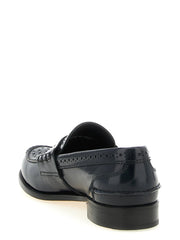 Church’s Blue Calfskin Slip-On Loafers