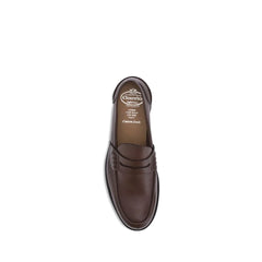 Church’s Brown Calf Leather Bos Taurus Slip-On Loafers - EU43/US10