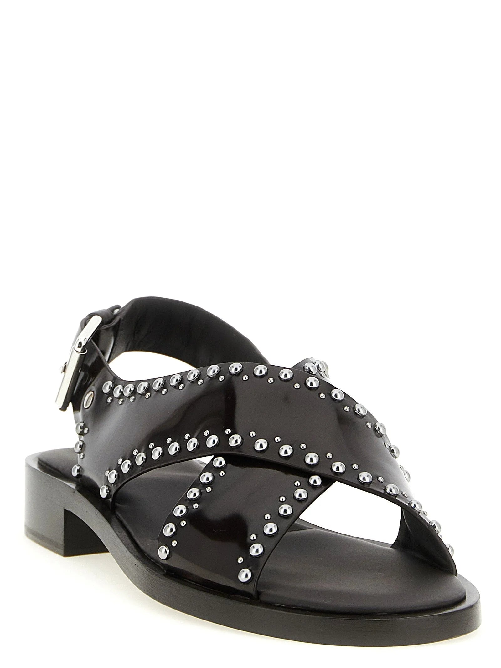 Church’s Brown Calfskin Flat Sandals - EU41/US11