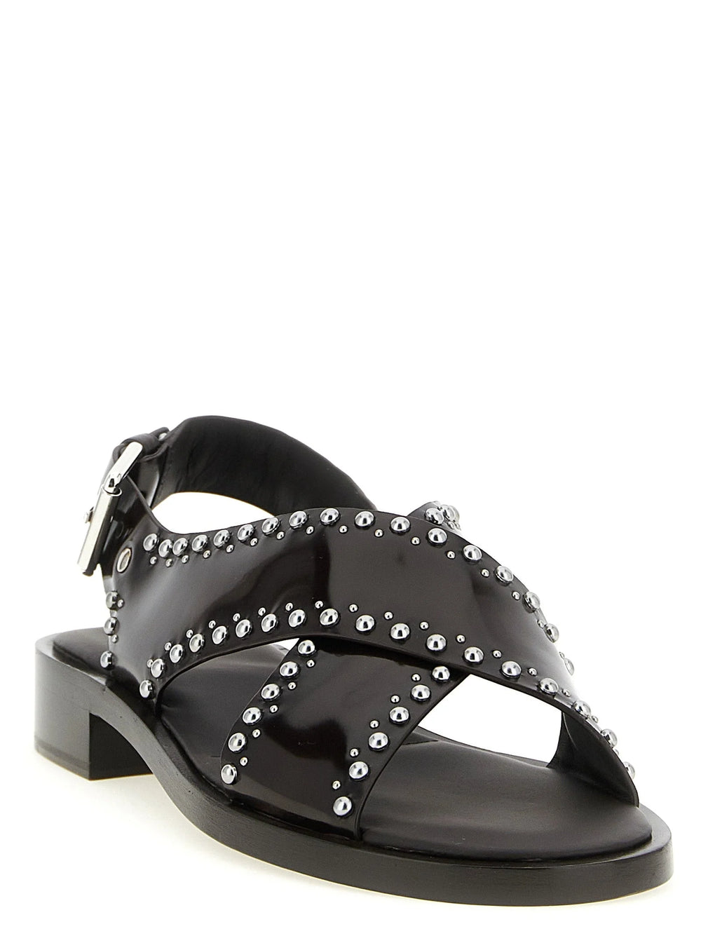 Church’s Brown Calfskin Flat Sandals - EU41/US11