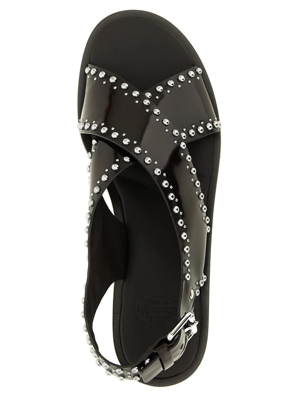 Church’s Brown Calfskin Flat Sandals - EU41/US11