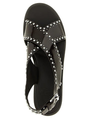 Church’s Brown Calfskin Flat Sandals - EU41/US11