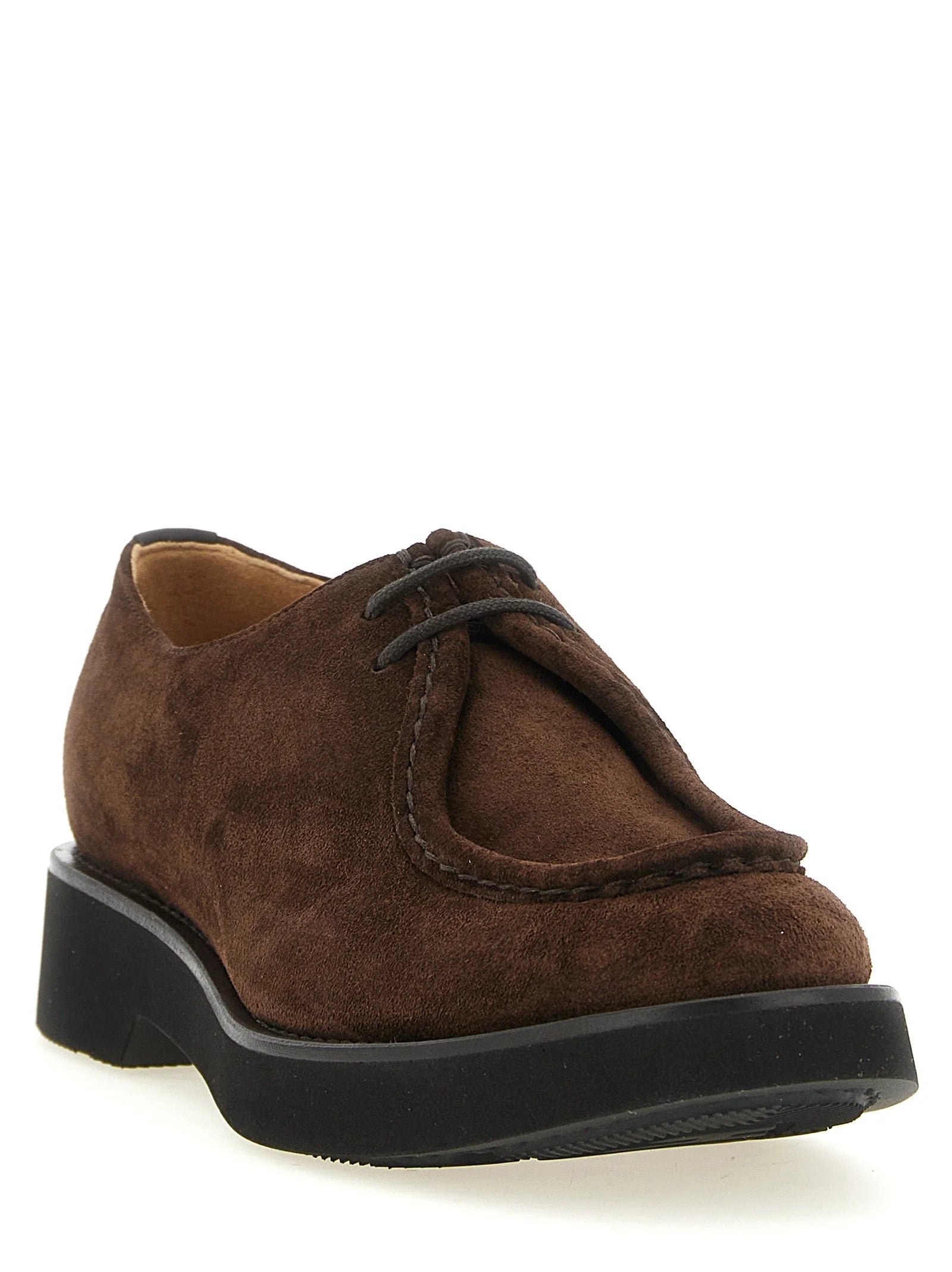 Church’s Brown Calfskin Oxfords And Derbies