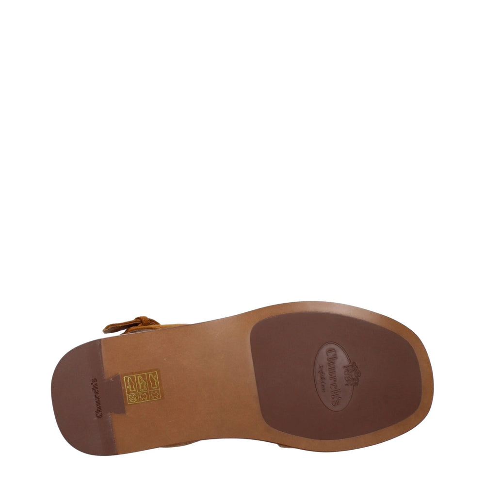 Church’s Brown Leather Flat Sandals