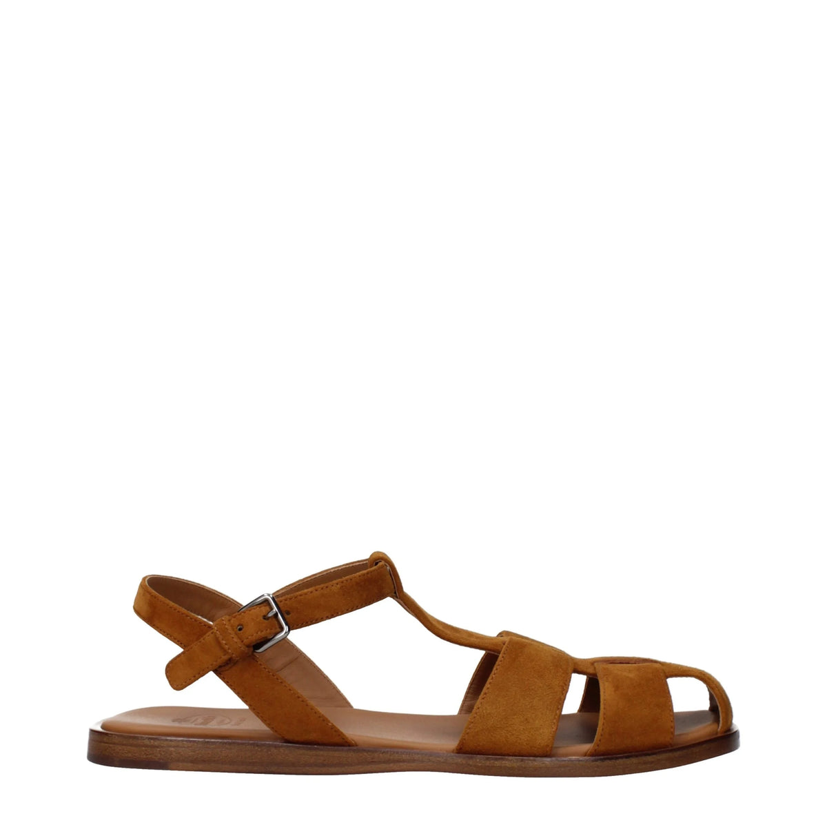 Church’s Brown Leather Flat Sandals