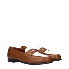 Church’s Brown Leather Slip-On Loafers - EU40/US10