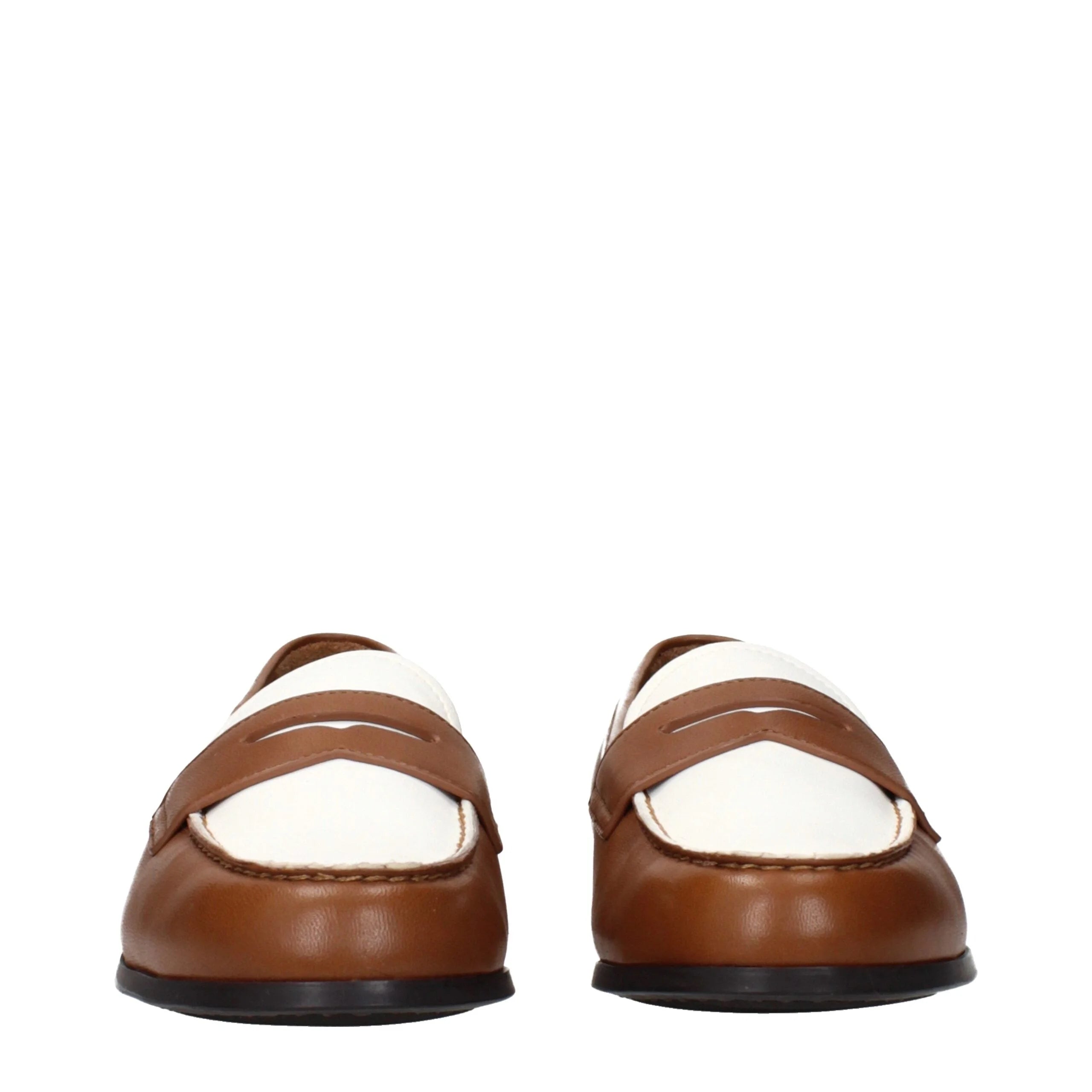 Church’s Brown Leather Slip-On Loafers - EU40/US10