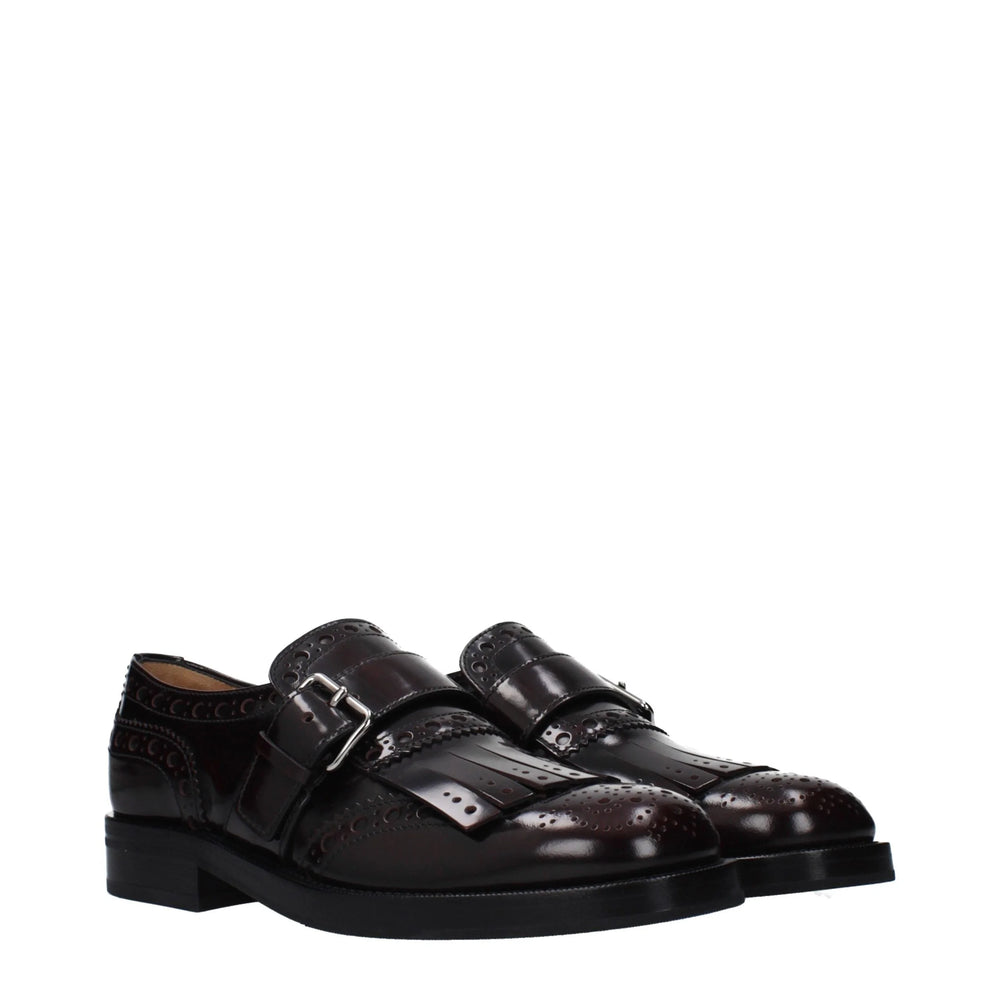 Church’s røde læder loafers