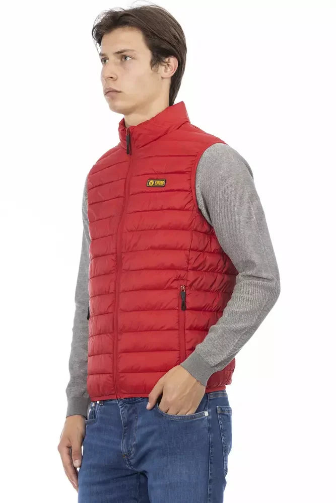 Ciesse Outdoor Red Polyester Men Sleeveless Jacket - Vests