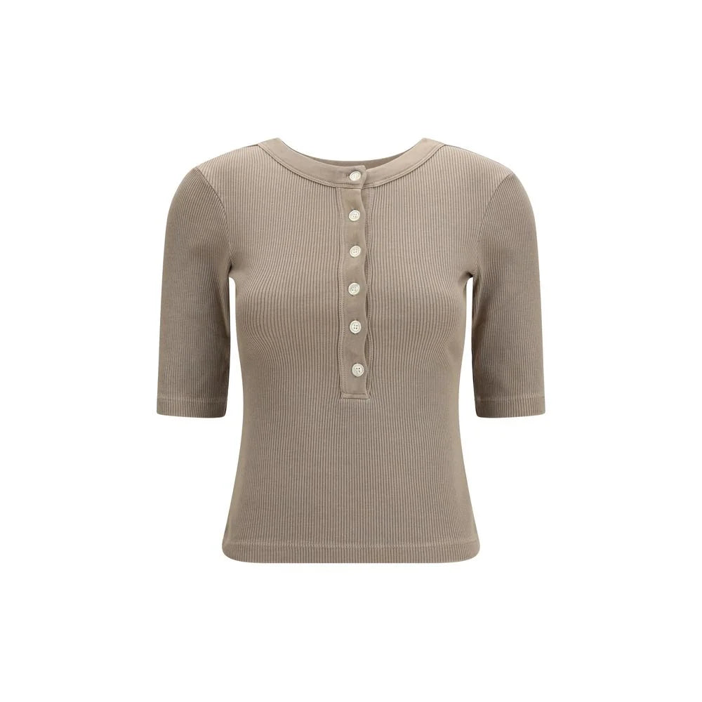 Citizens of Humanity Beige Cotton T-Shirt