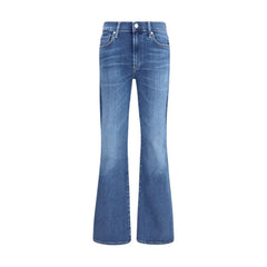Citizens of Humanity Blue Cotton Flared Jeans