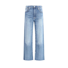 Citizens of Humanity Blue Cotton Straight-Leg Jeans
