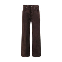 Citizens of Humanity Brown Cotton Straight-Leg Jeans - Jeans