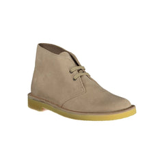 Clarks Beige Leather Mens Boot - Boots