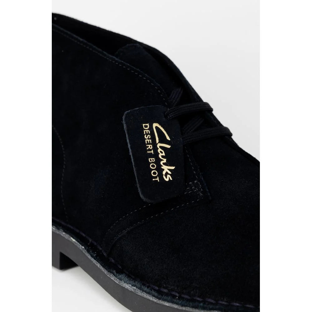 Clarks Black Leather Boot - Boots