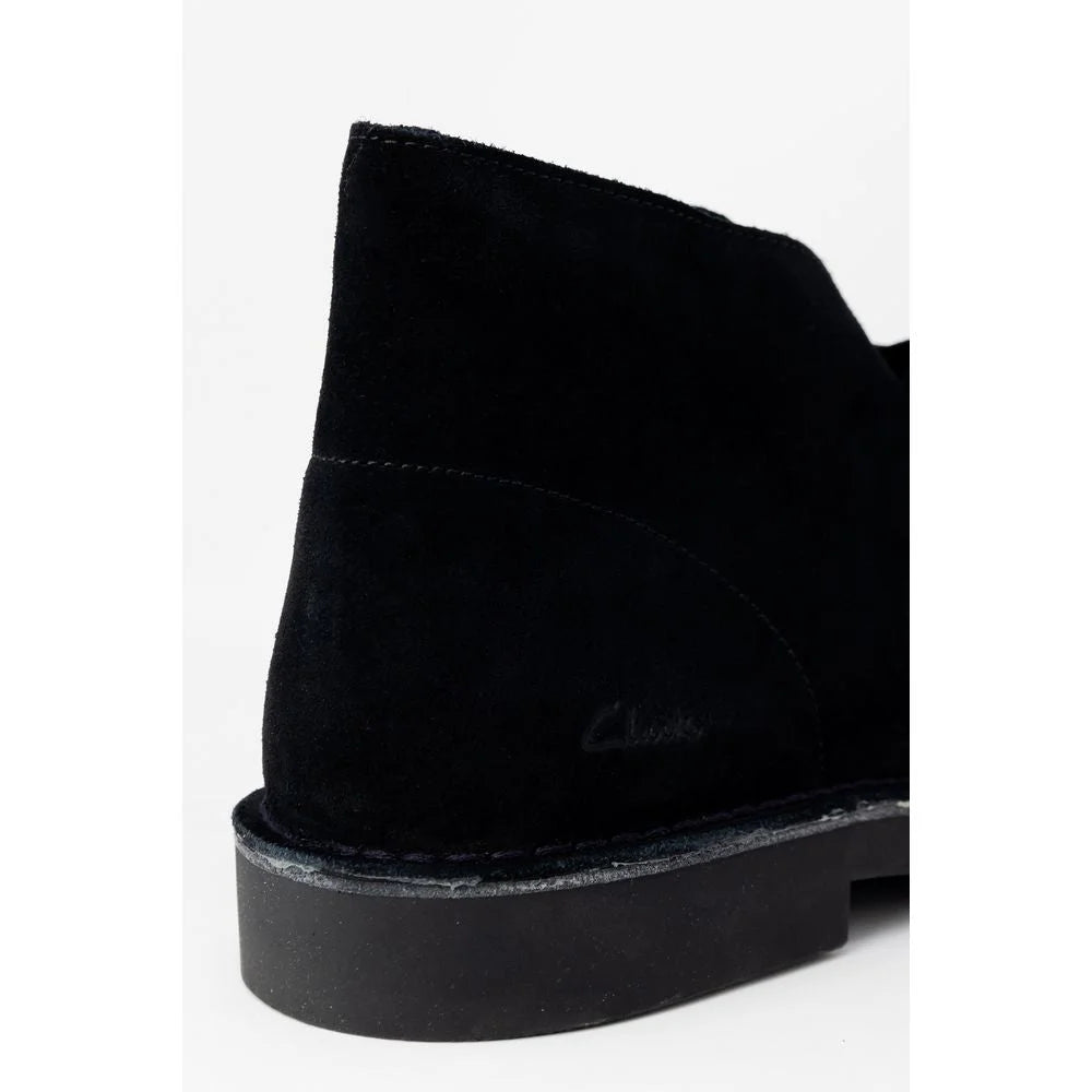 Clarks Black Leather Boot - Boots