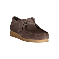 Clarks Brown Leather Men Sneaker - Sneakers