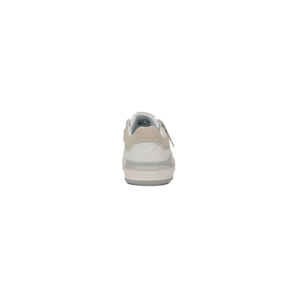 Clarks White Leather Sneaker - EU44/US11 - Sneakers
