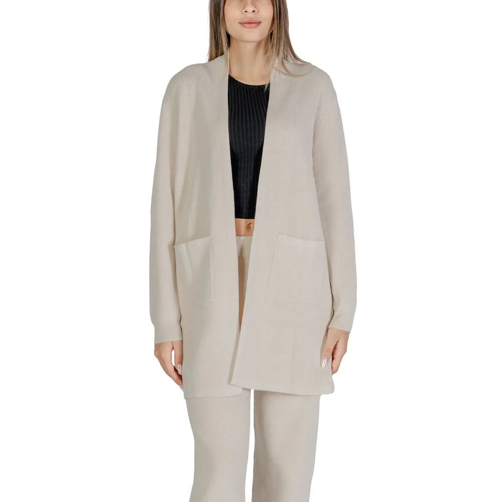 Cleré Beige Viscose Cardigan - IT40|S