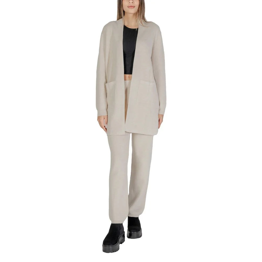 Cleré Beige Viscose Cardigan - IT40|S