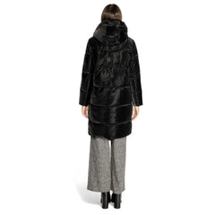 Cleré Black Polyester Jackets & Coat