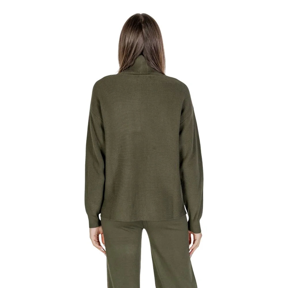Cleré Green Viscose Turtleneck