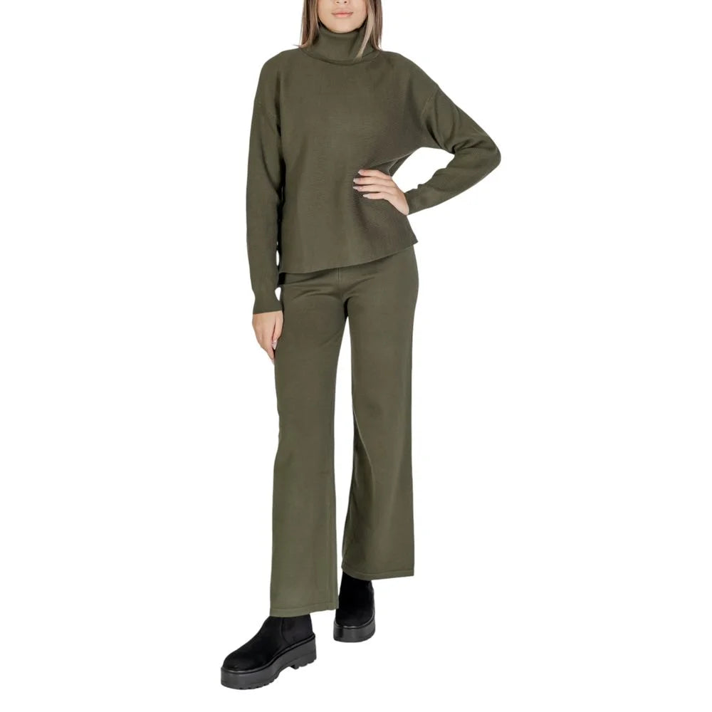 Cleré Green Viscose Turtleneck