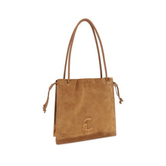 Coccinelle Beige Calf Leather Bos Taurus Handbag