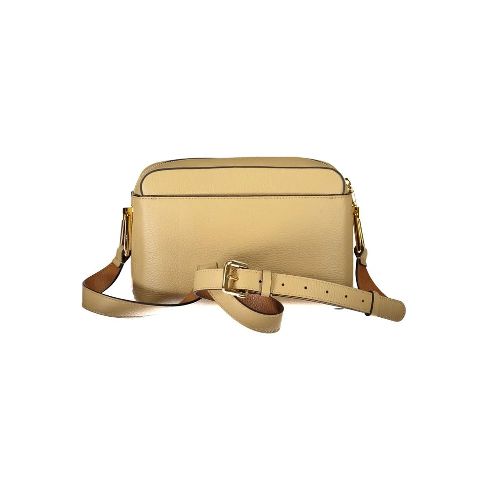 Coccinelle Beige Leather Handbag - Cross Body Bags
