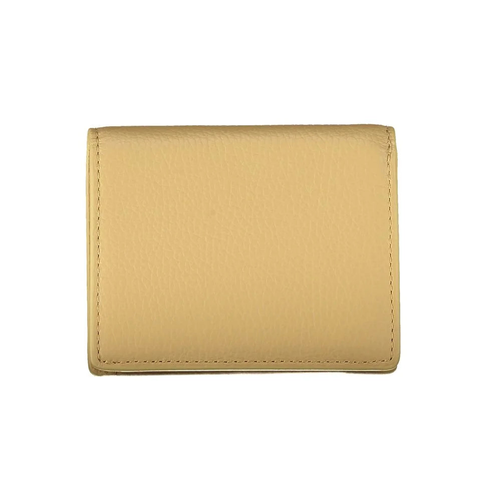 Coccinelle Beige Leather Wallet - Wallets