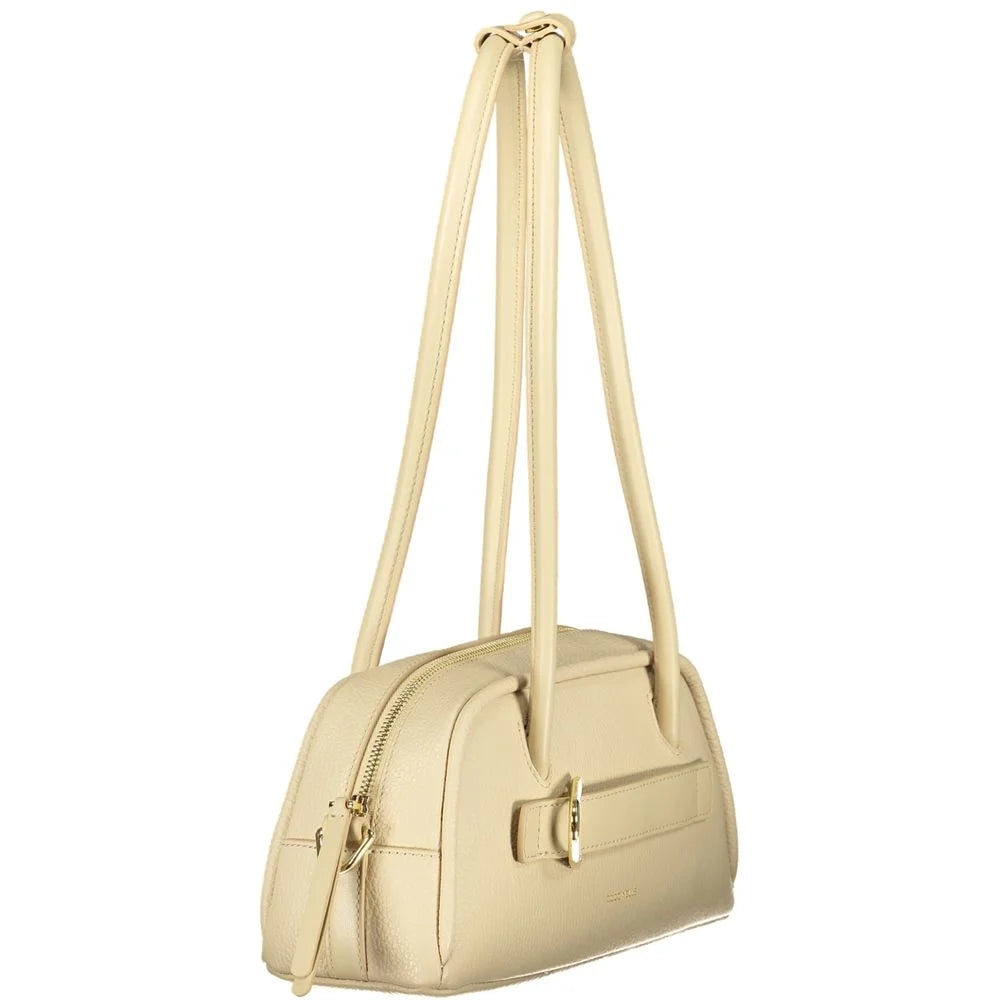 Coccinelle Beige Leather Women Handbag