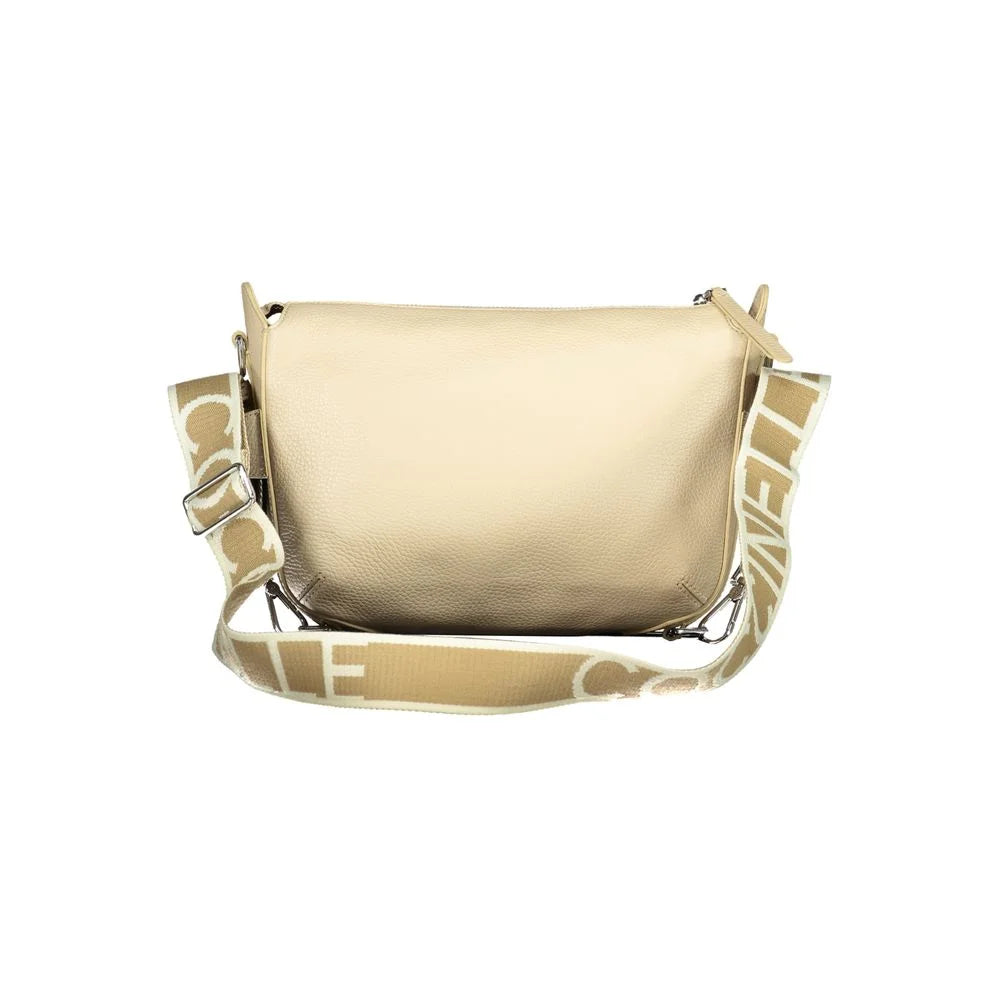 Coccinelle Beige Leather Womens Handbag