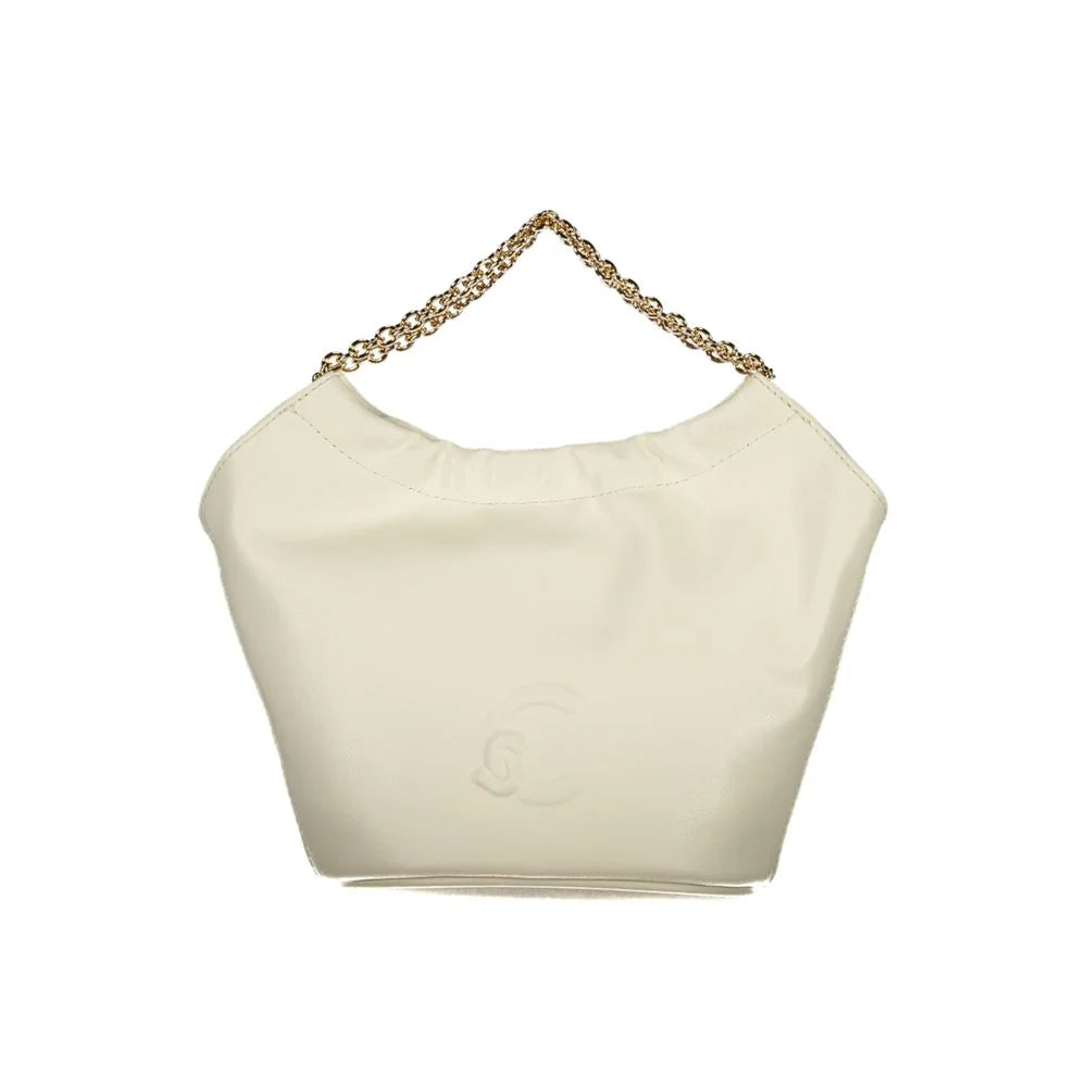 Coccinelle Bianco Leather Woman Handbag