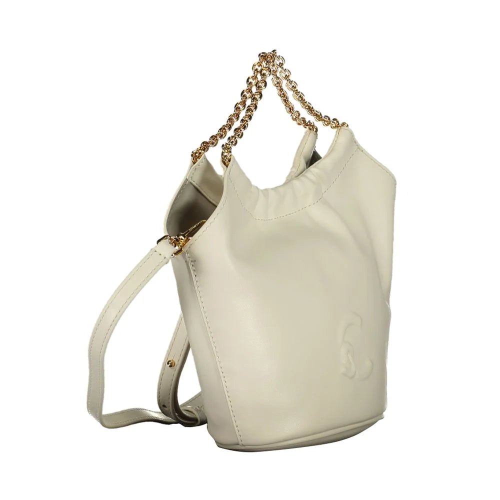 Coccinelle Bianco Leather Woman Handbag