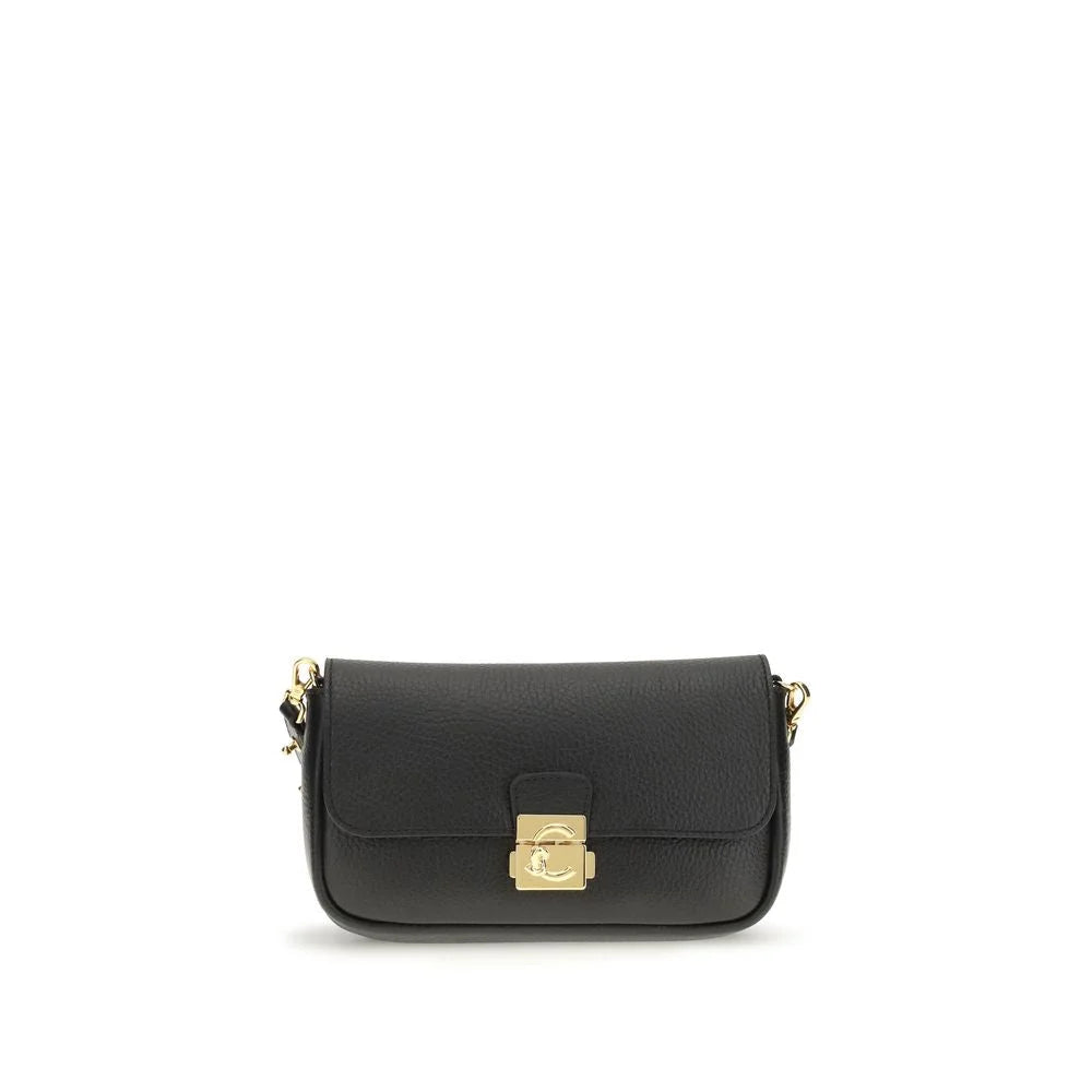 Coccinelle Black Calf Leather Bos Taurus Clutch Bag