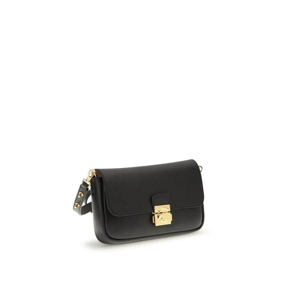 Coccinelle Black Calf Leather Bos Taurus Clutch Bag