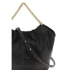 Coccinelle Black Calf Leather Bos Taurus Handbag