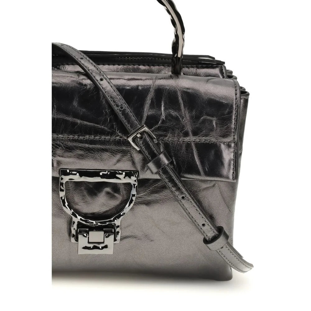 Coccinelle Black Calf Leather Bos Taurus Handbag