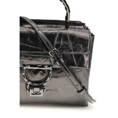 Coccinelle Black Calf Leather Bos Taurus Handbag