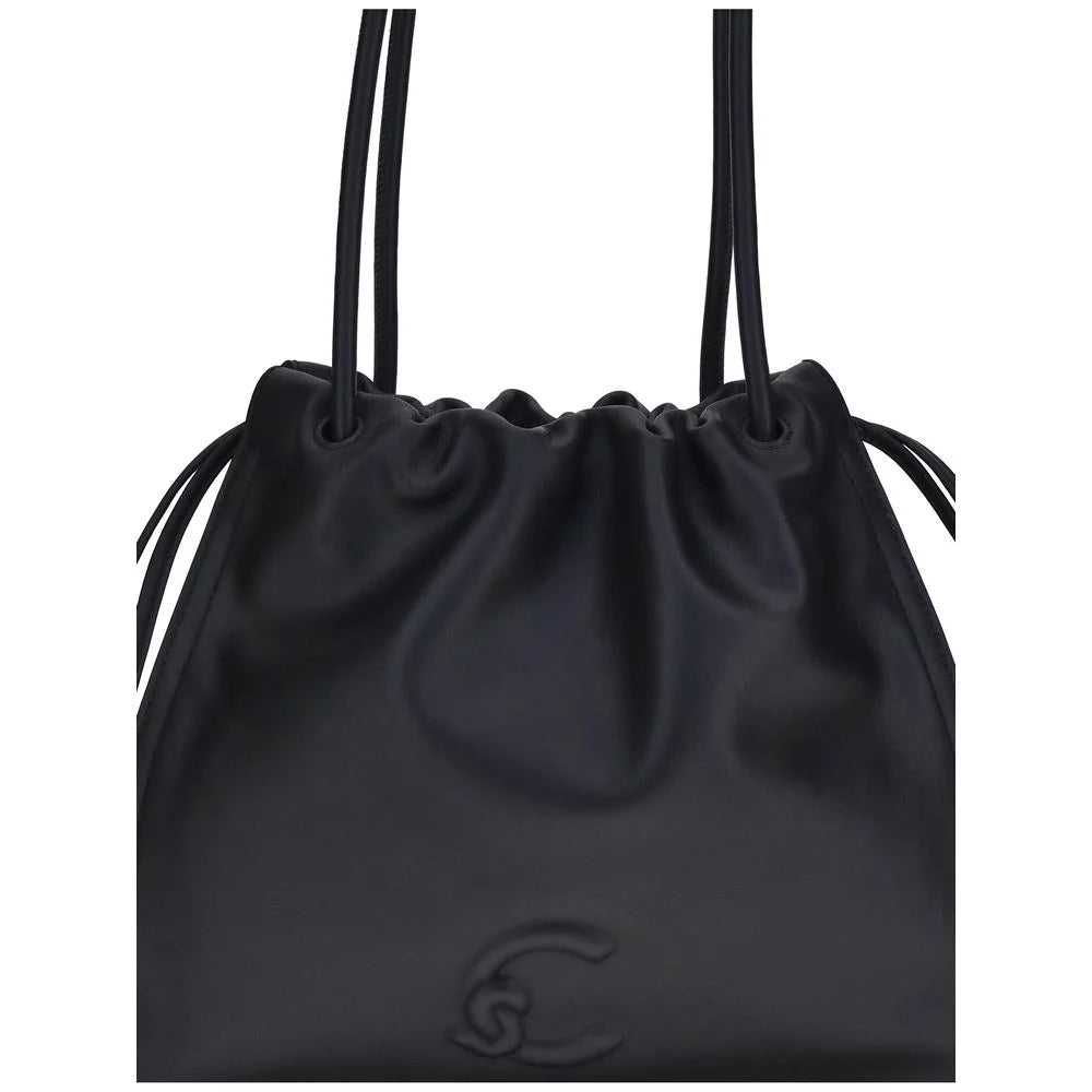Coccinelle Black Calf Leather Bos Taurus Handbag