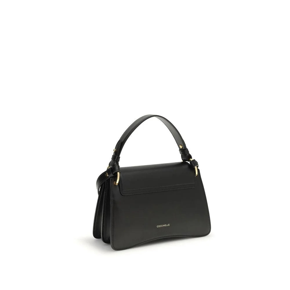 Coccinelle Black Calf Leather Bos Taurus Shoulder Bag