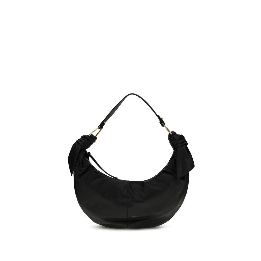 Coccinelle Black Calf Leather Bos Taurus Shoulder Bag