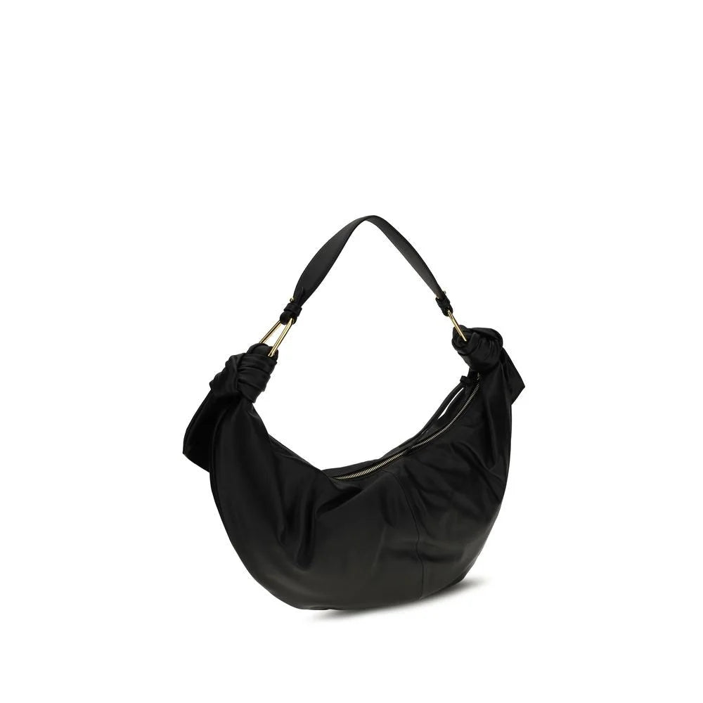 Coccinelle Black Calf Leather Bos Taurus Shoulder Bag