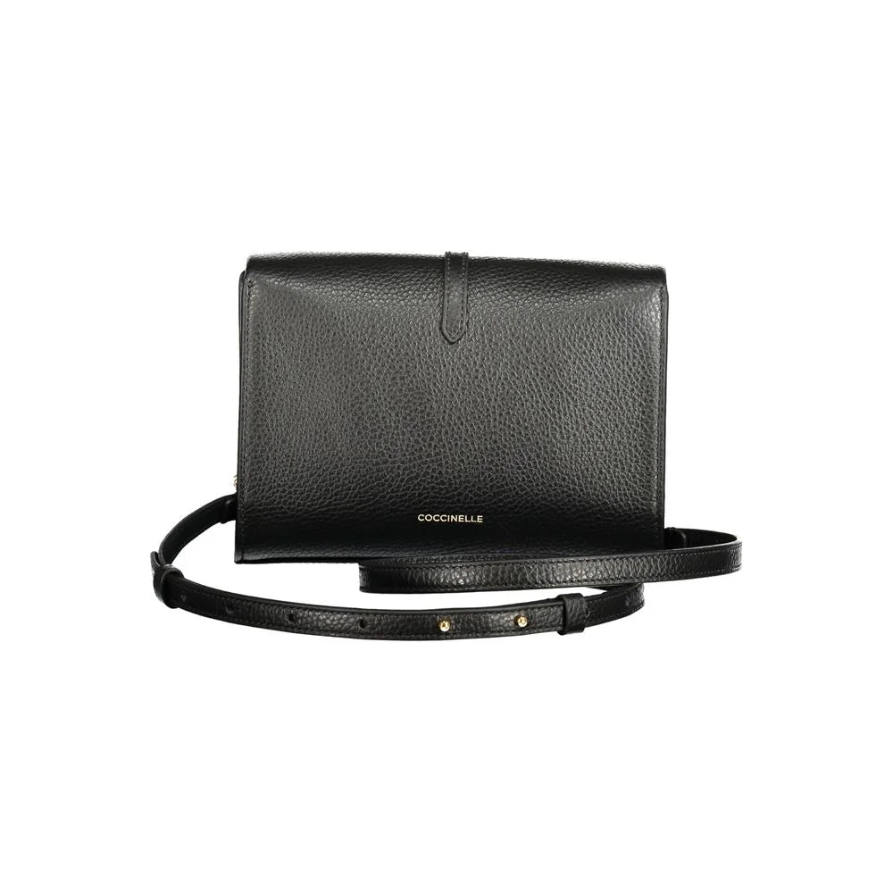 Coccinelle Black Leather Handbag - Clutch Bags