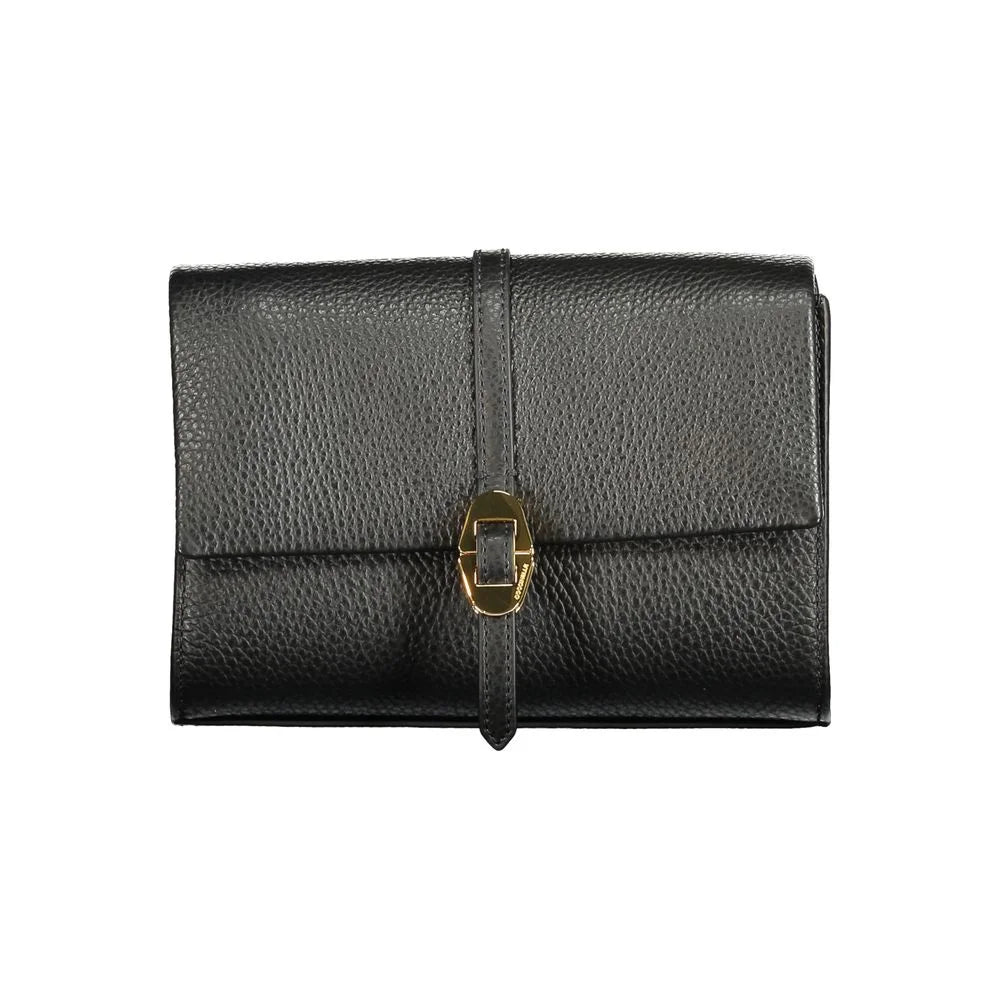 Coccinelle Black Leather Handbag - Clutch Bags